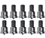 10 pcs/set Driall screw bit S2