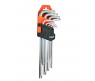Шестограми дълги TORX 9 бр. комплект CR-V