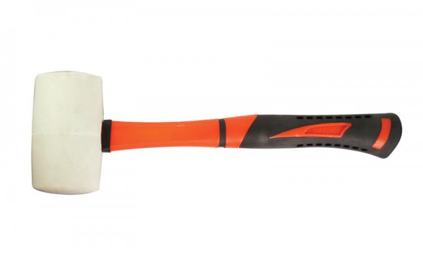 Rubber mallet TPR handle white