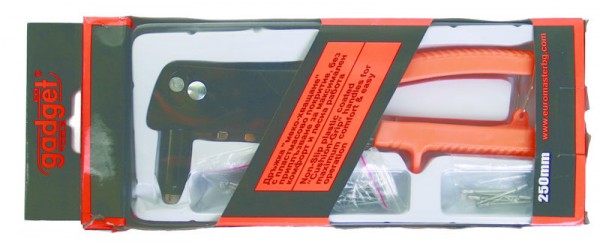 Hand riveter 40 pcs. pop rivets box