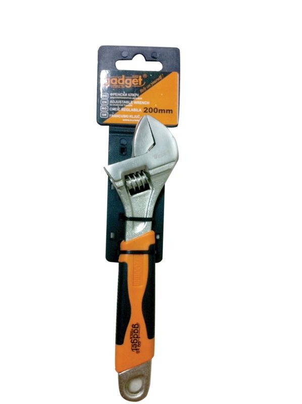 Adjustable wrench b-material handle