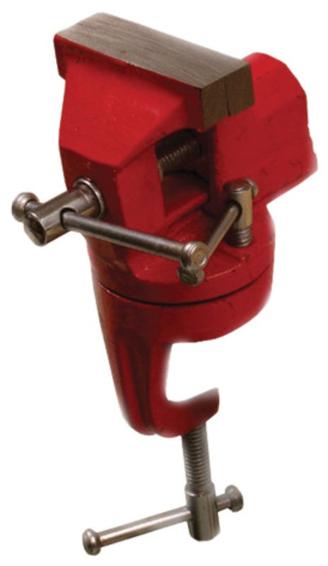 Bench vice table swivel base