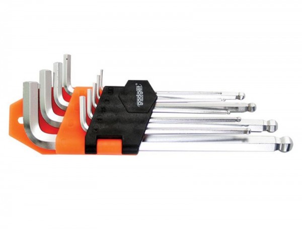 Hex key short ball endet 9 pcs. set CR-V