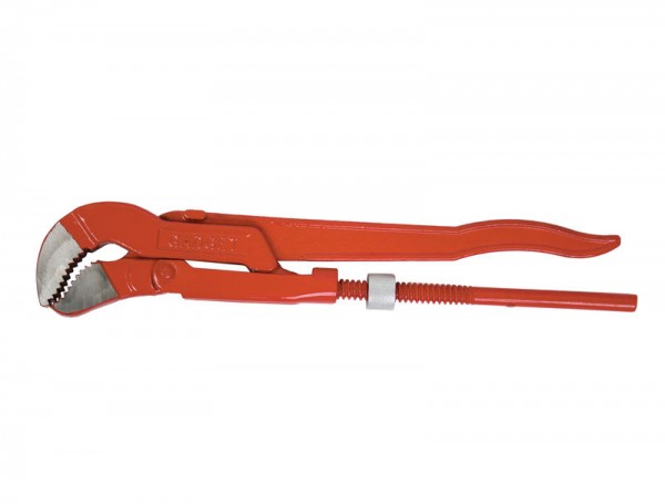 Swedish pipe wrench anlged 45&deg;