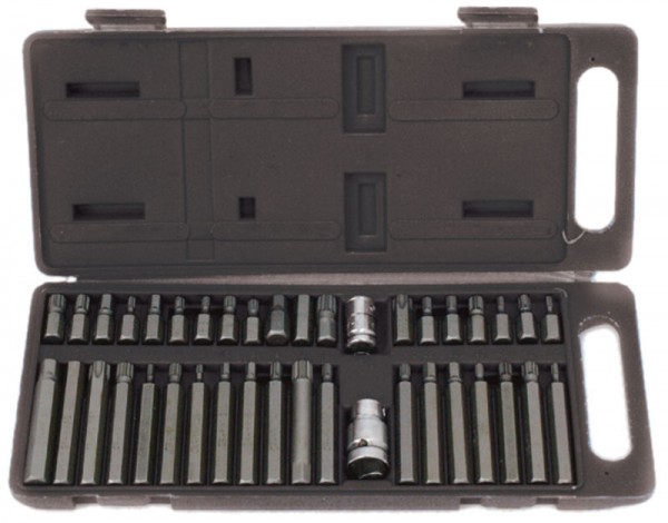 Biti + adaptor 3/8" si 1/2" set 40 pcs.